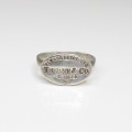 inel clasic Tiffany & Co, din argint. Statele Unite